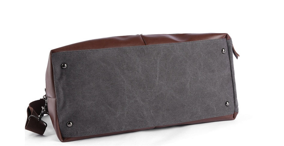 Retro Canvas Travel Tote – Large Capacity Shoulder Bag for Men