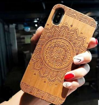 Wooden mobile phone case
