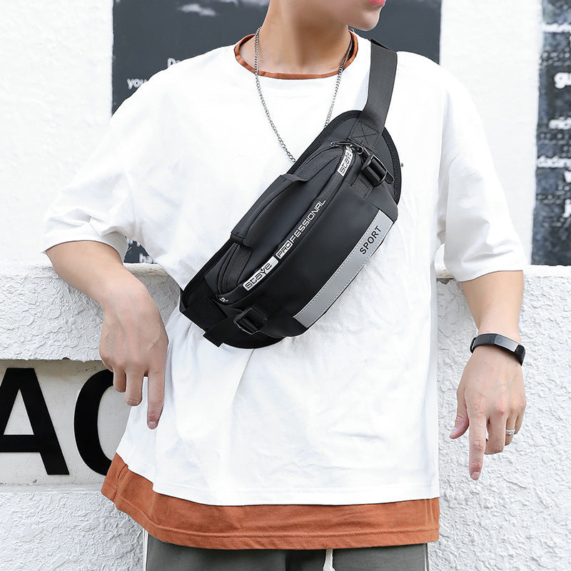 Reflective Cross body Waist Bag for Travel & Outdoor Activities