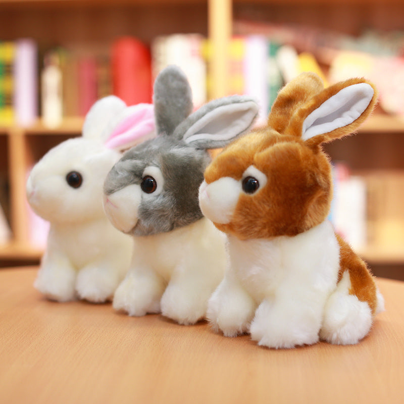 Simulation rabbit plush toy