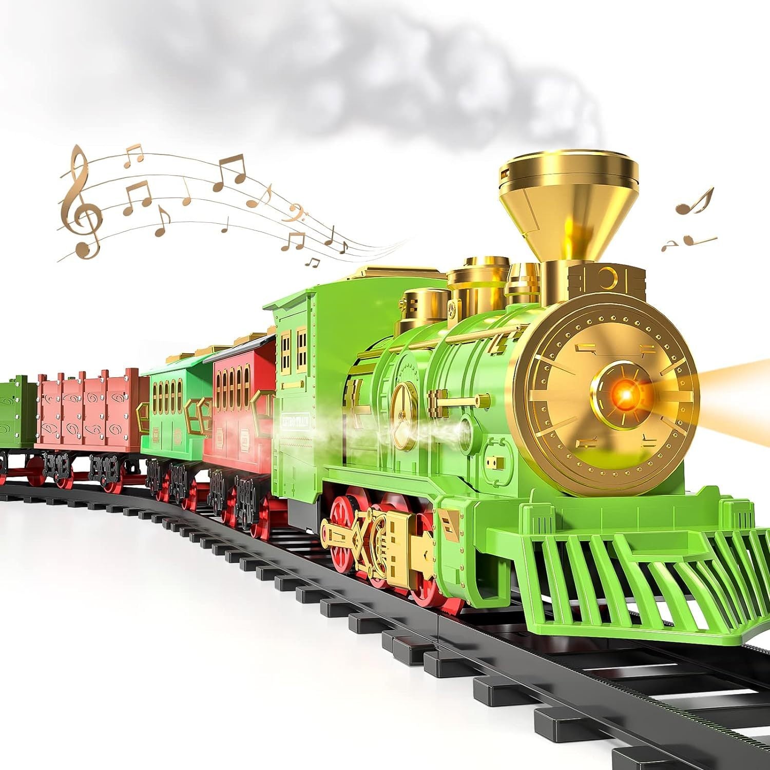 Classical Electric Train Set – Track, Lights & Music