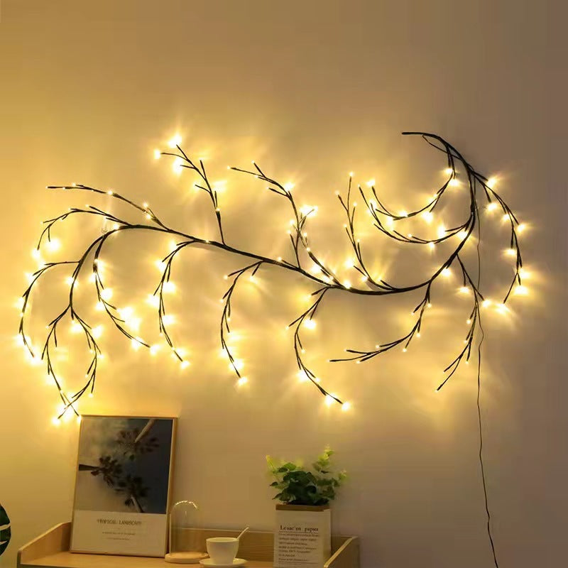 LED Willow Vine Garland Lights for Decor