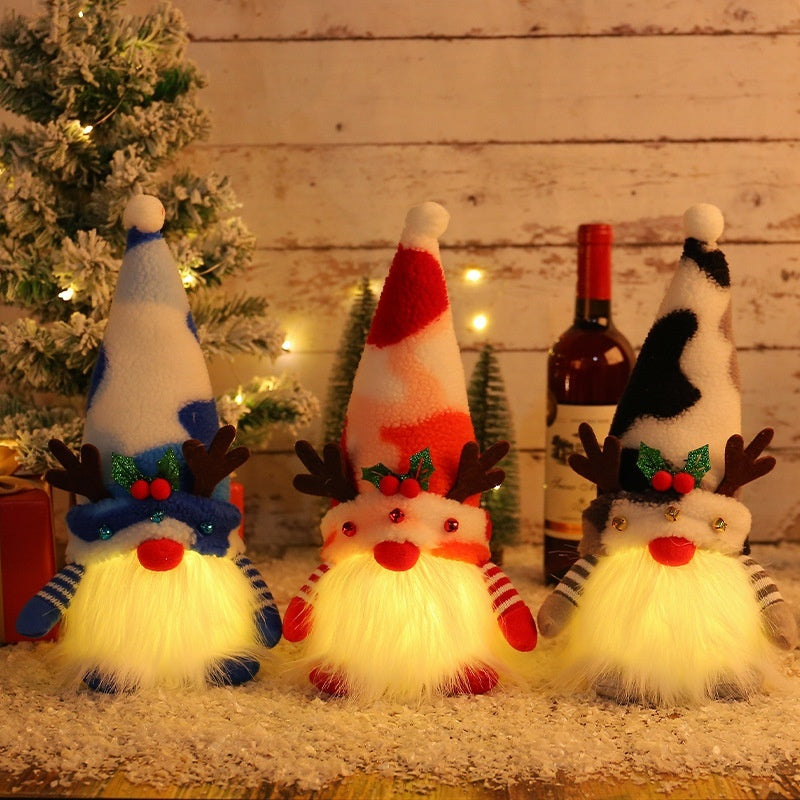Christmas Antlers Luminous Doll