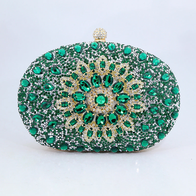 Sunflower Diamond Evening Bag – Women's Formal Handbag