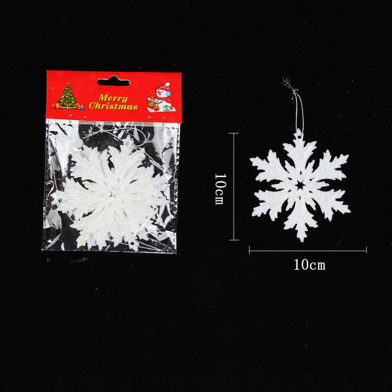 Snowflake String Window Decor