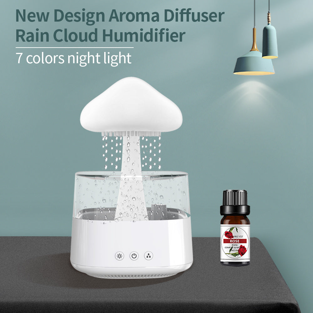 Water Drip Mushroom Rain Cloud Diffuser