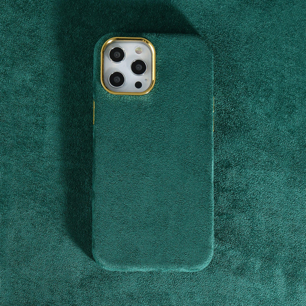 Turn Fur Mobile Phone Case Furry Protective Case