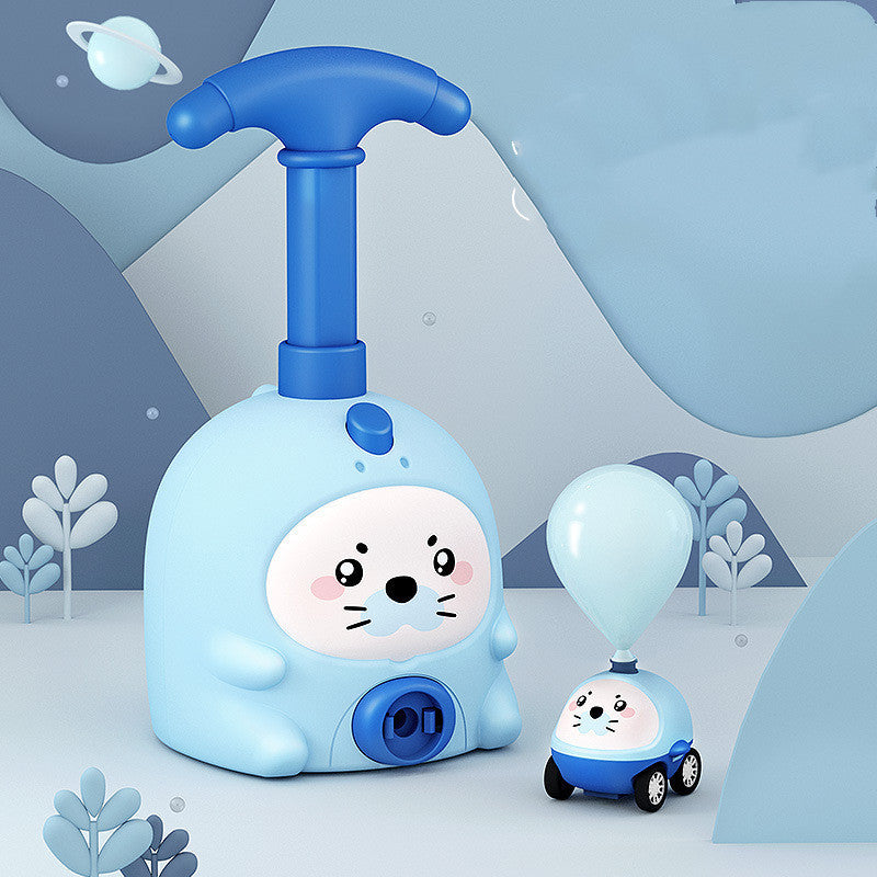 Air Power Balloon Car Launcher – Educational Montessori Toy for Kids