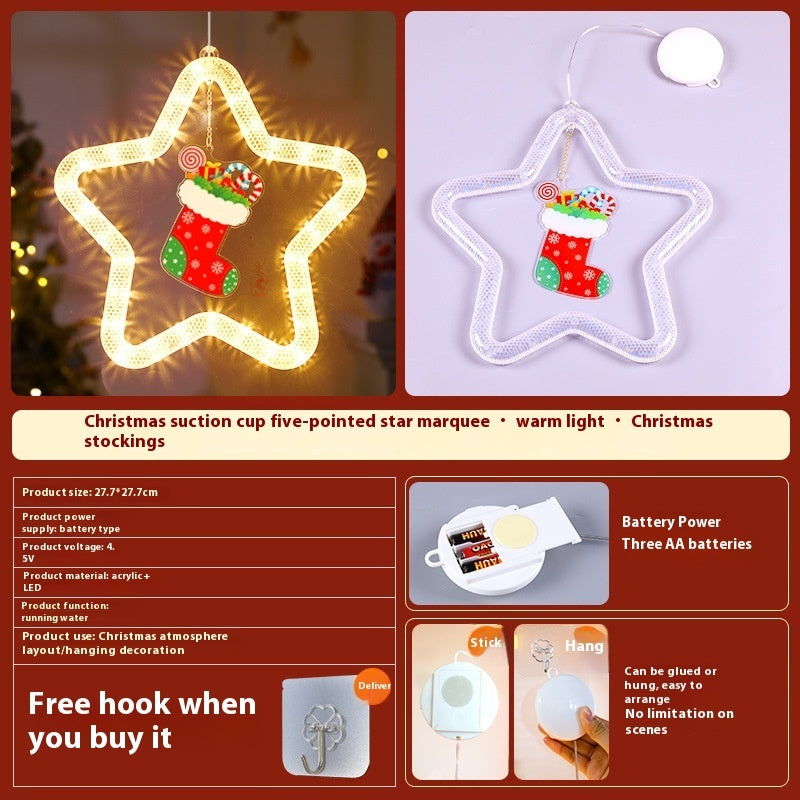 LED Star Christmas Pendant Lights