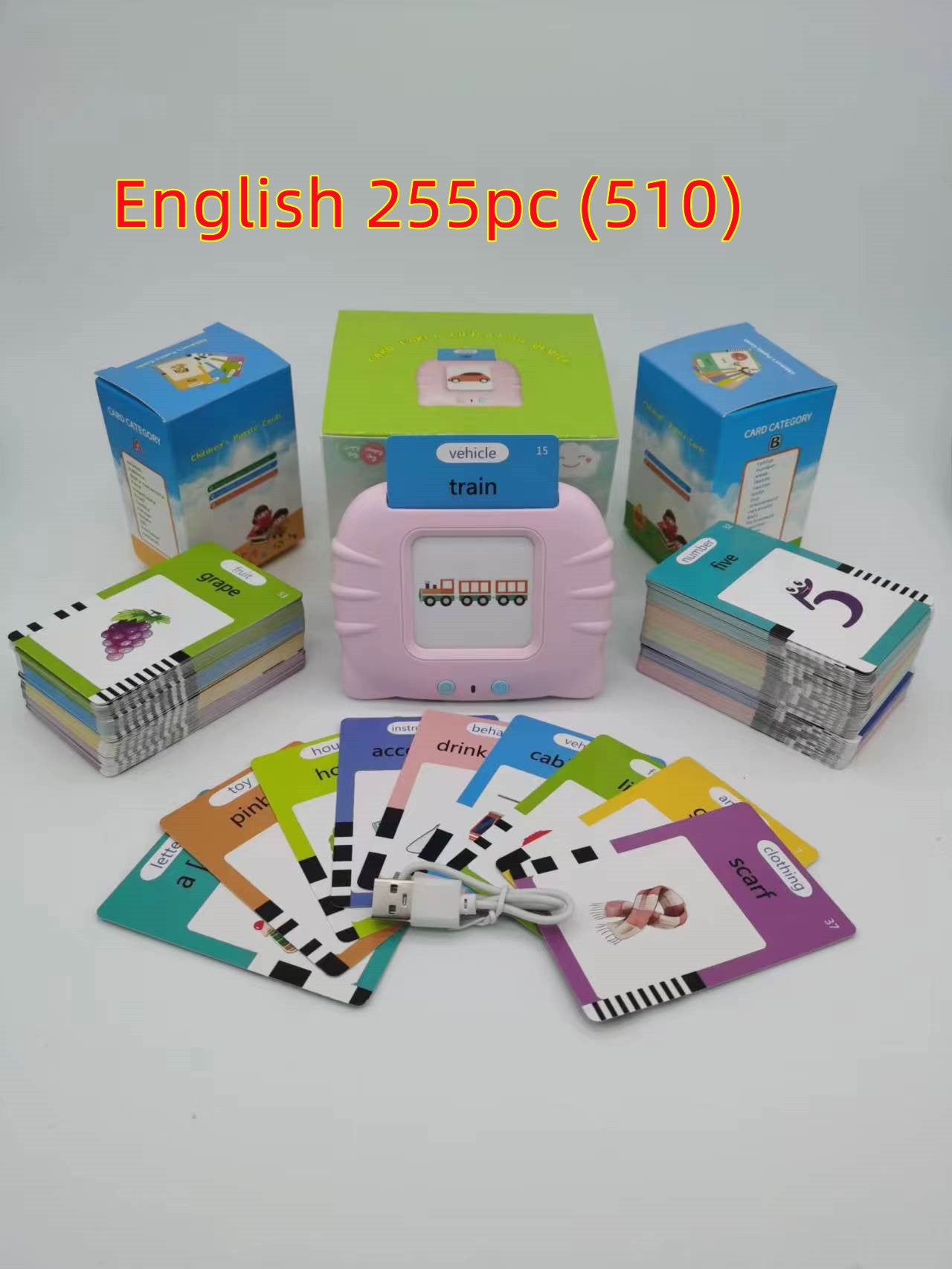Early Learning English Card Machine – Educational Toy for Kids
