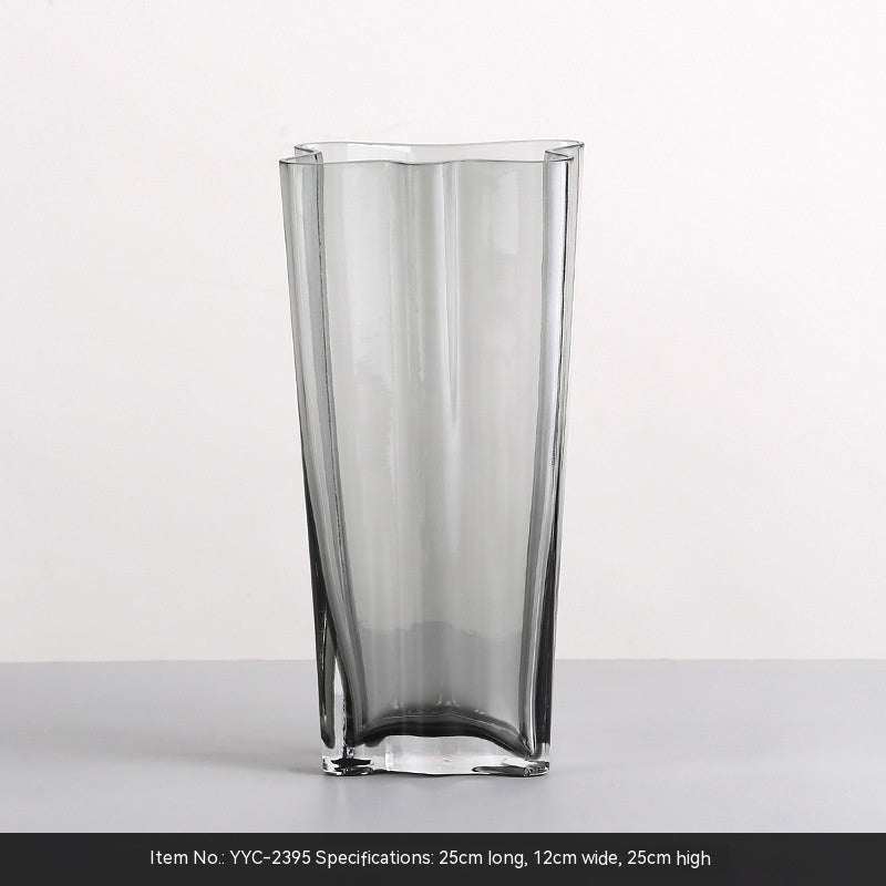 Transparent Floral Ware For Home Soft Decoration