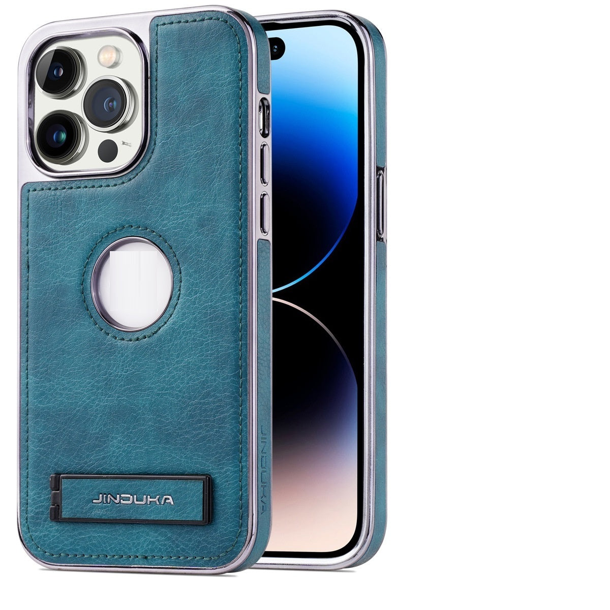 Premium Leather Bracket Phone Case – Drop-Resistant & All-Inclusive