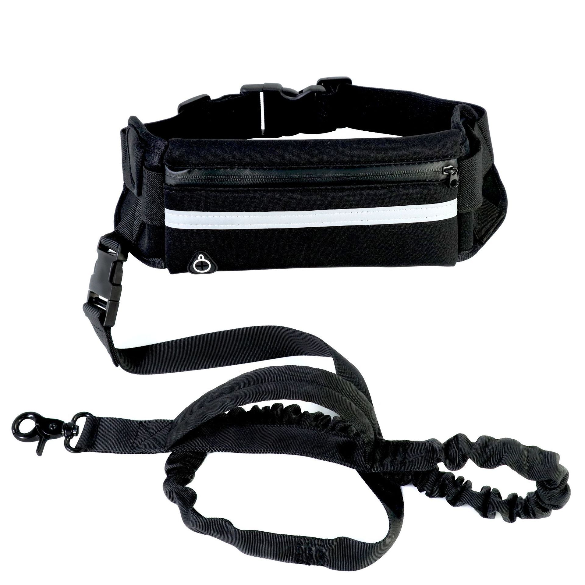 Hands-Free Bungee Dog Leash with Storage