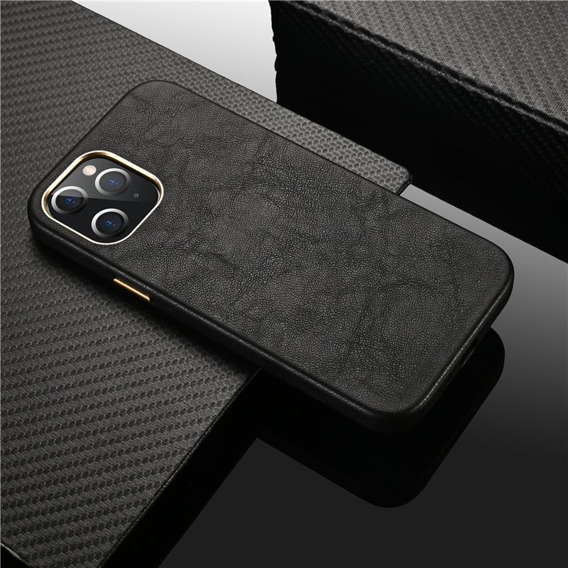 Suede Print Business Phone Case
