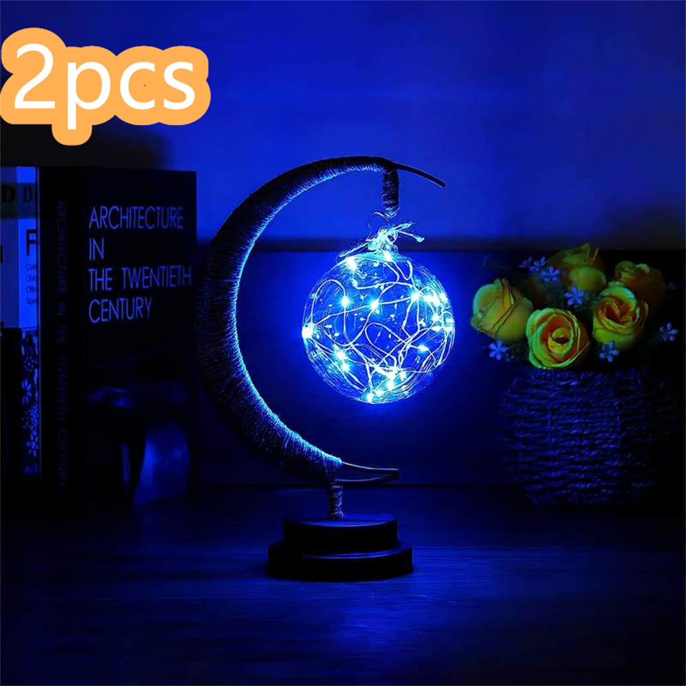 Starry Moon LED Ornament Light