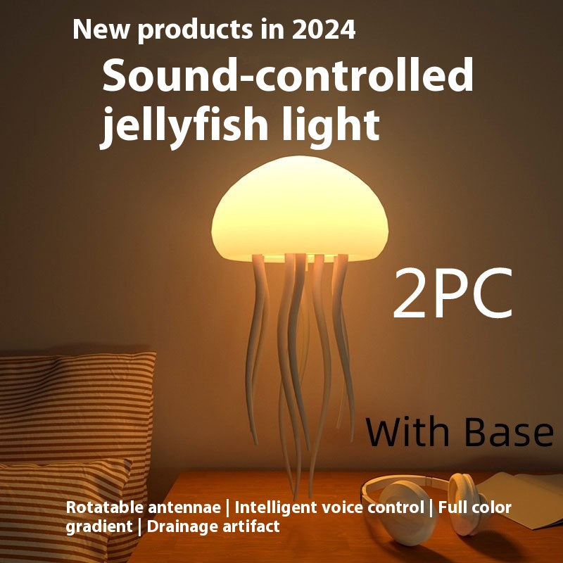 LED Jellyfish Mood Lamp - Smart Portable Night Light