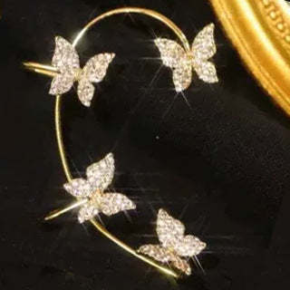 Fashion Earring Butterfly Ear Clip And Ear Hook Jewellery