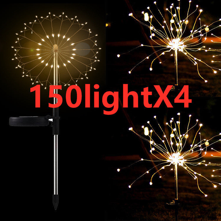 New Ground Plug Solar LED Fireworks Light
