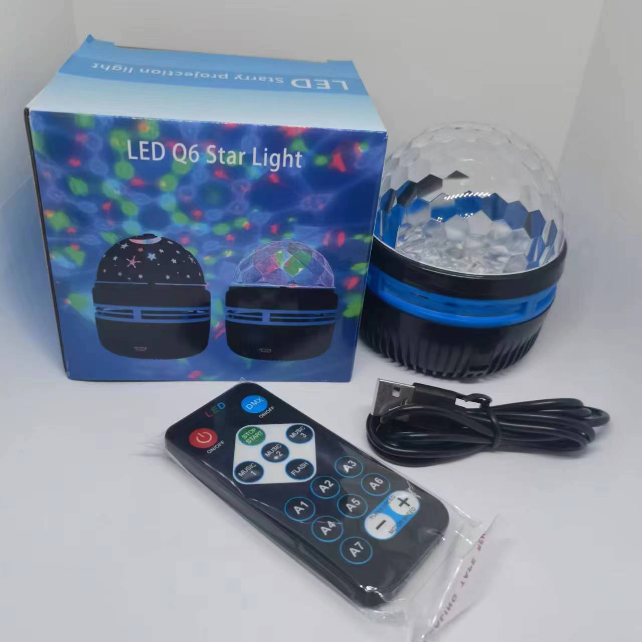 LED Star Galaxy Projector – Colorful Rotating Magic Ball