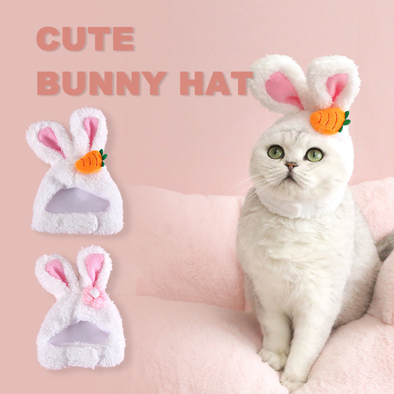 Cat Dog Rabbit Ears Cute Easter Decoration Hat Head Cover