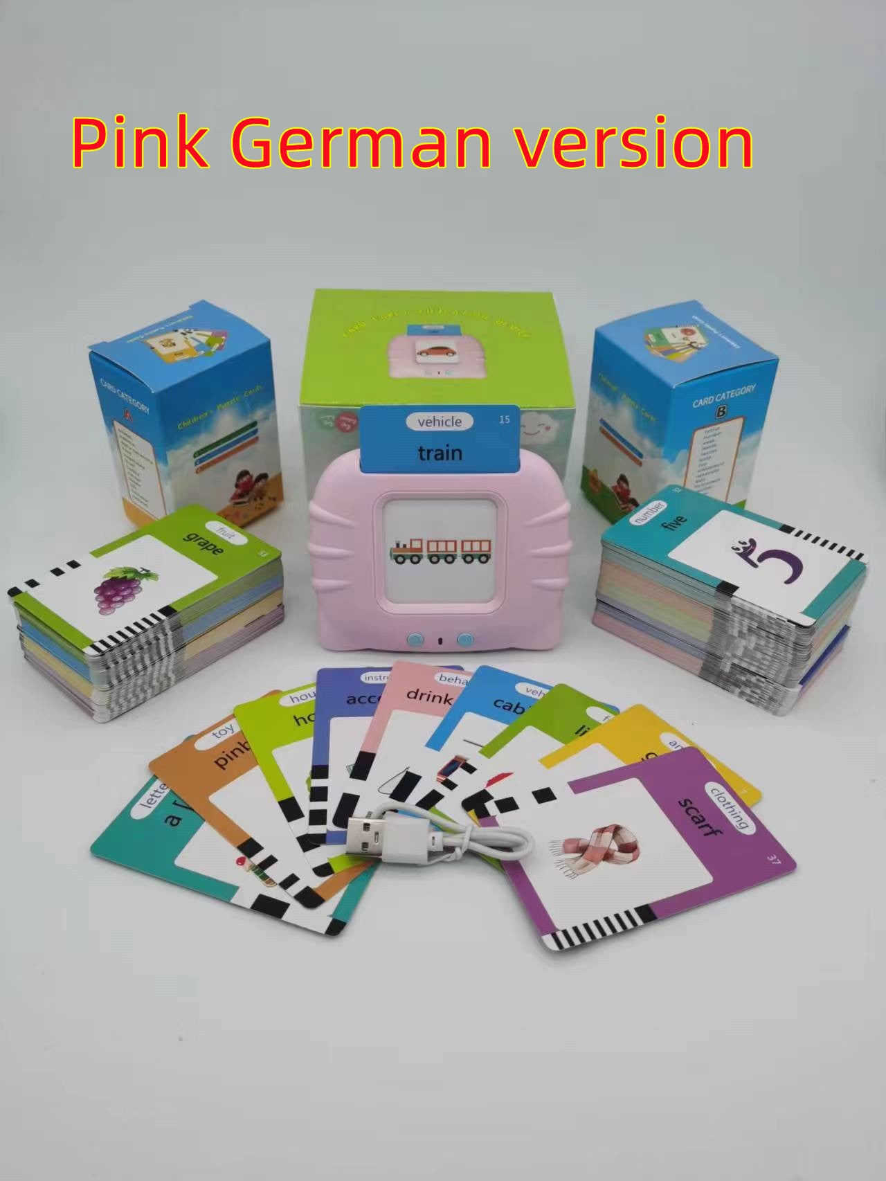 Early Learning English Card Machine – Educational Toy for Kids
