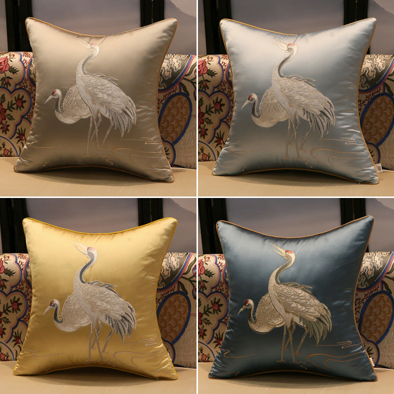 Crane Cushion Cover Without Core