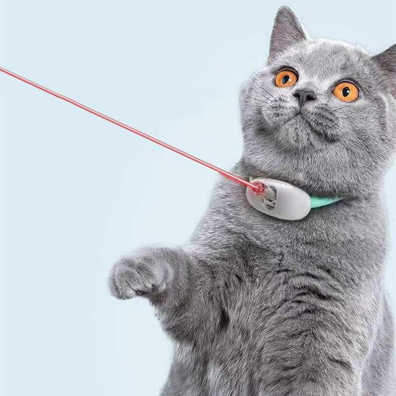 Automatic Smart Laser Cat Toy Collar - USB Rechargeable Interactive Kitten Trainer