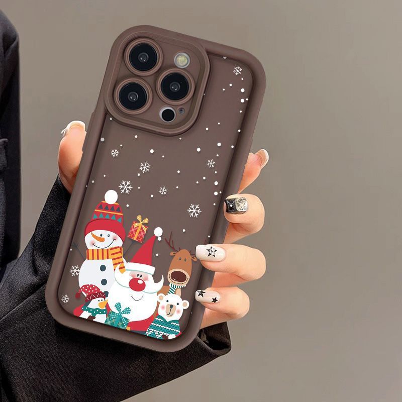 Cute Santa Claus Christmas Silicone Case
