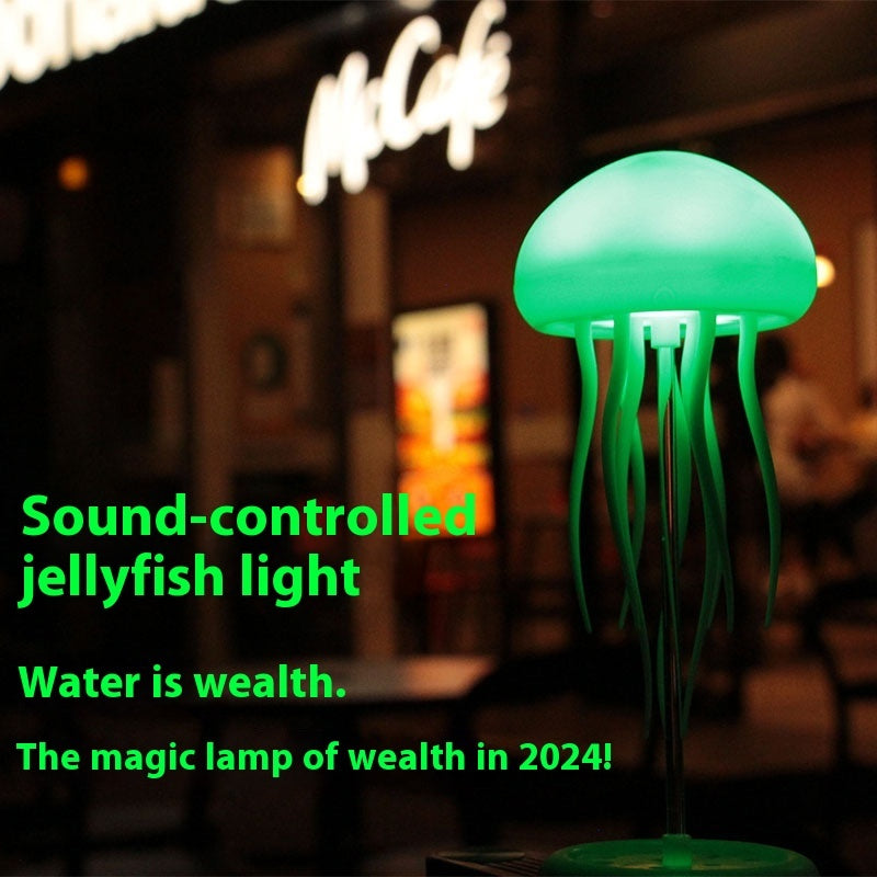 LED Jellyfish Mood Lamp - Smart Portable Night Light