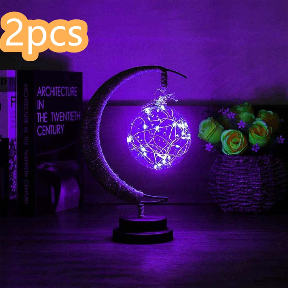 Starry Moon LED Ornament Light