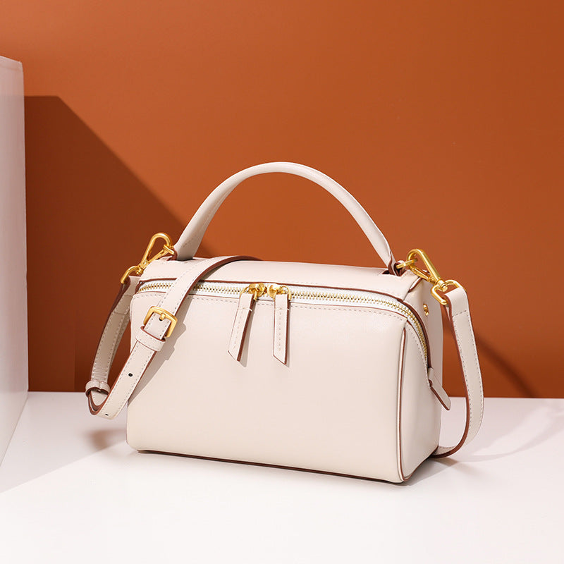 Niche Design Cowhide Cross body Pillow Bag for Women