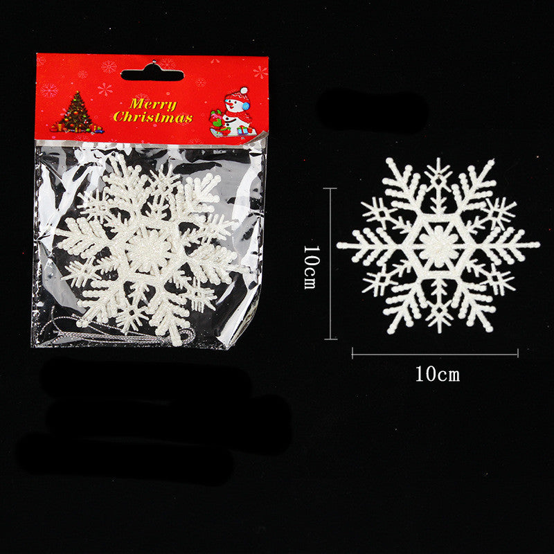 Snowflake String Window Decor