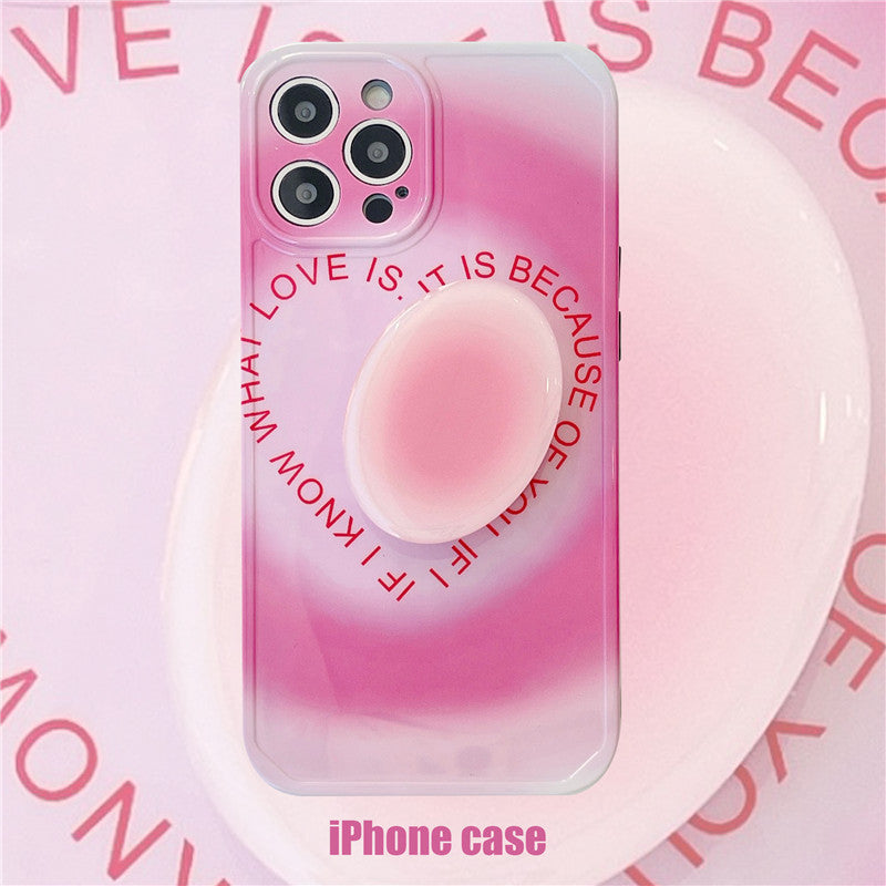 Gradient Love Folding Bracket Case β Compatible with Apple
