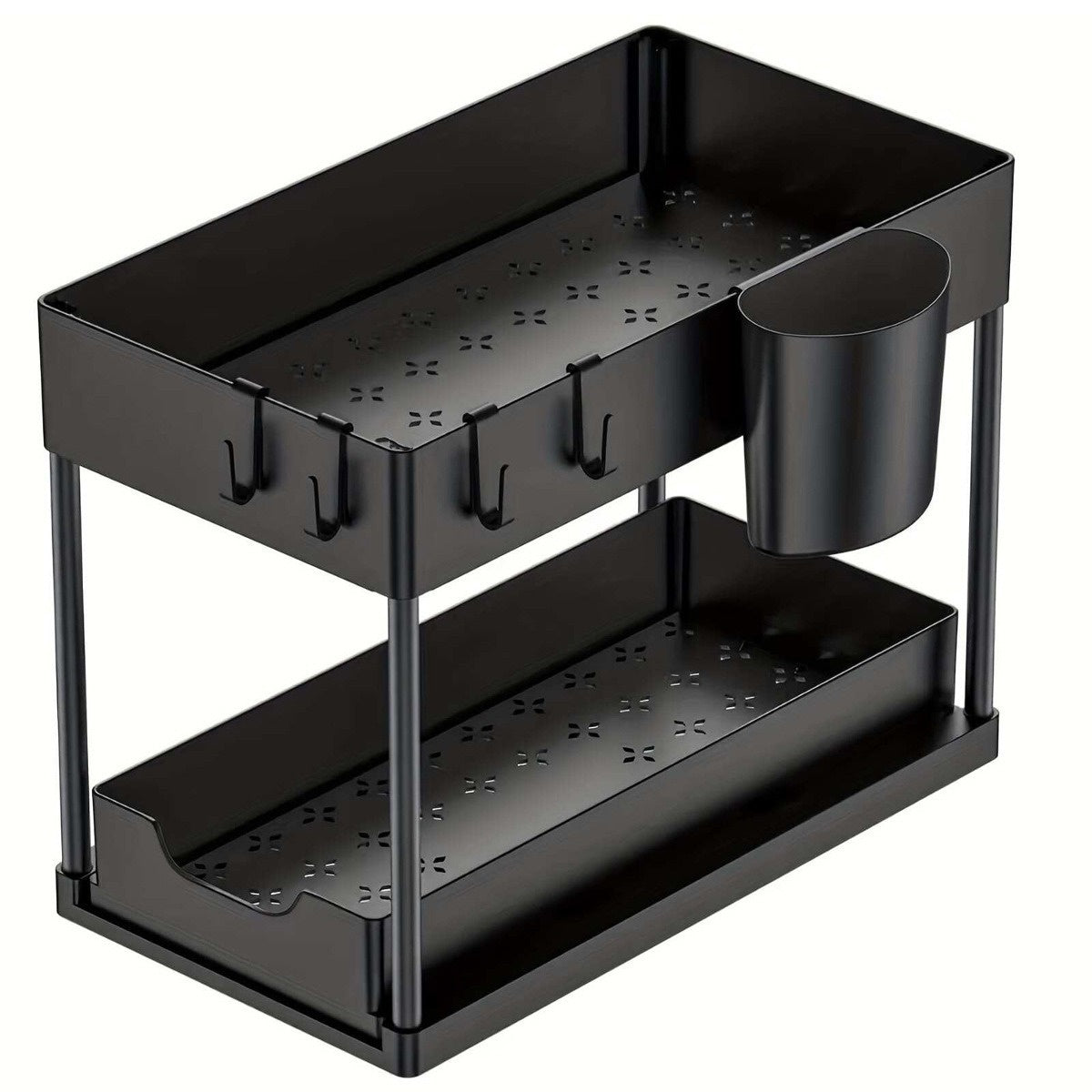 Pull-Out Table Storage Rack - Easy to Clean and Disassemble