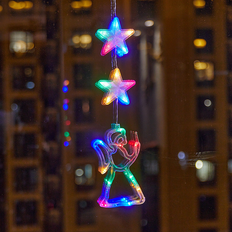 Christmas Atmosphere Layout Sucker Lamp