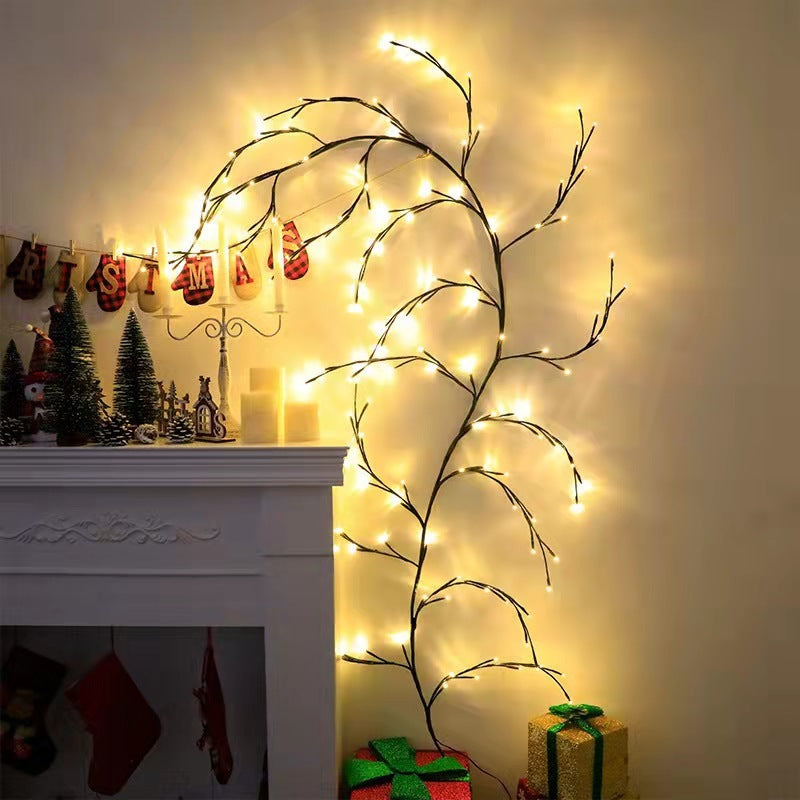 LED Willow Vine Garland Lights for Decor