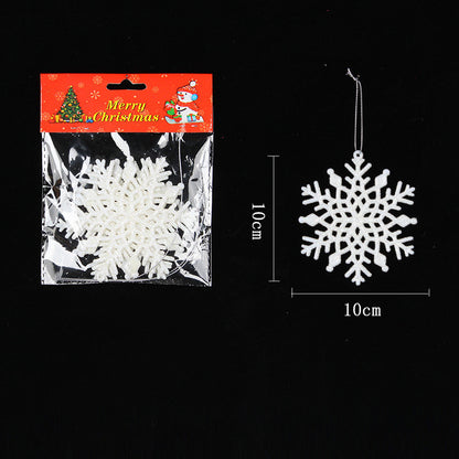 Snowflake String Window Decor
