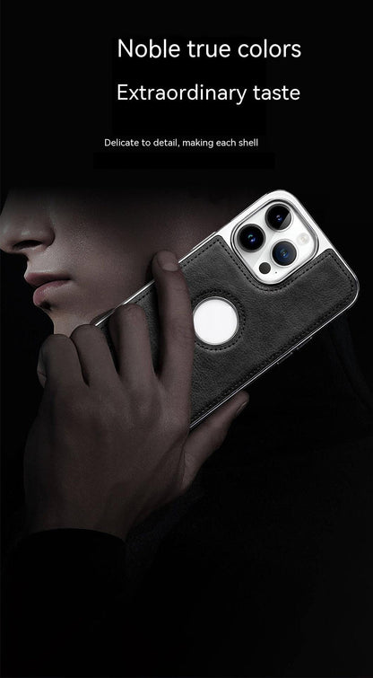 Premium Leather Bracket Phone Case – Drop-Resistant & All-Inclusive