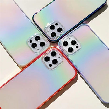 Creative Colorful Transparent 2-in-1 Phone Case