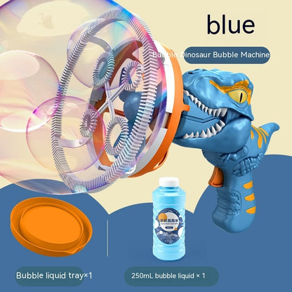 Dinosaur Handheld Bubble Machine – Cartoon Bubble Blower Toy Gift