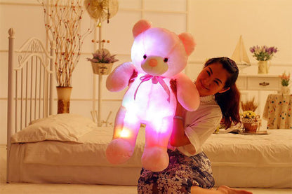LED Light-Up Teddy Bear – Plush Glowing Stuffed Toy for Kids & Gifts