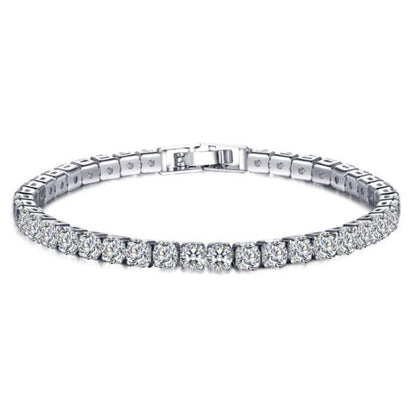Cubic Zirconia Tennis Bracelet & Bangle Set - Women's Christmas Jewellery