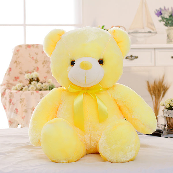 LED Light-Up Teddy Bear – Plush Glowing Stuffed Toy for Kids & Gifts