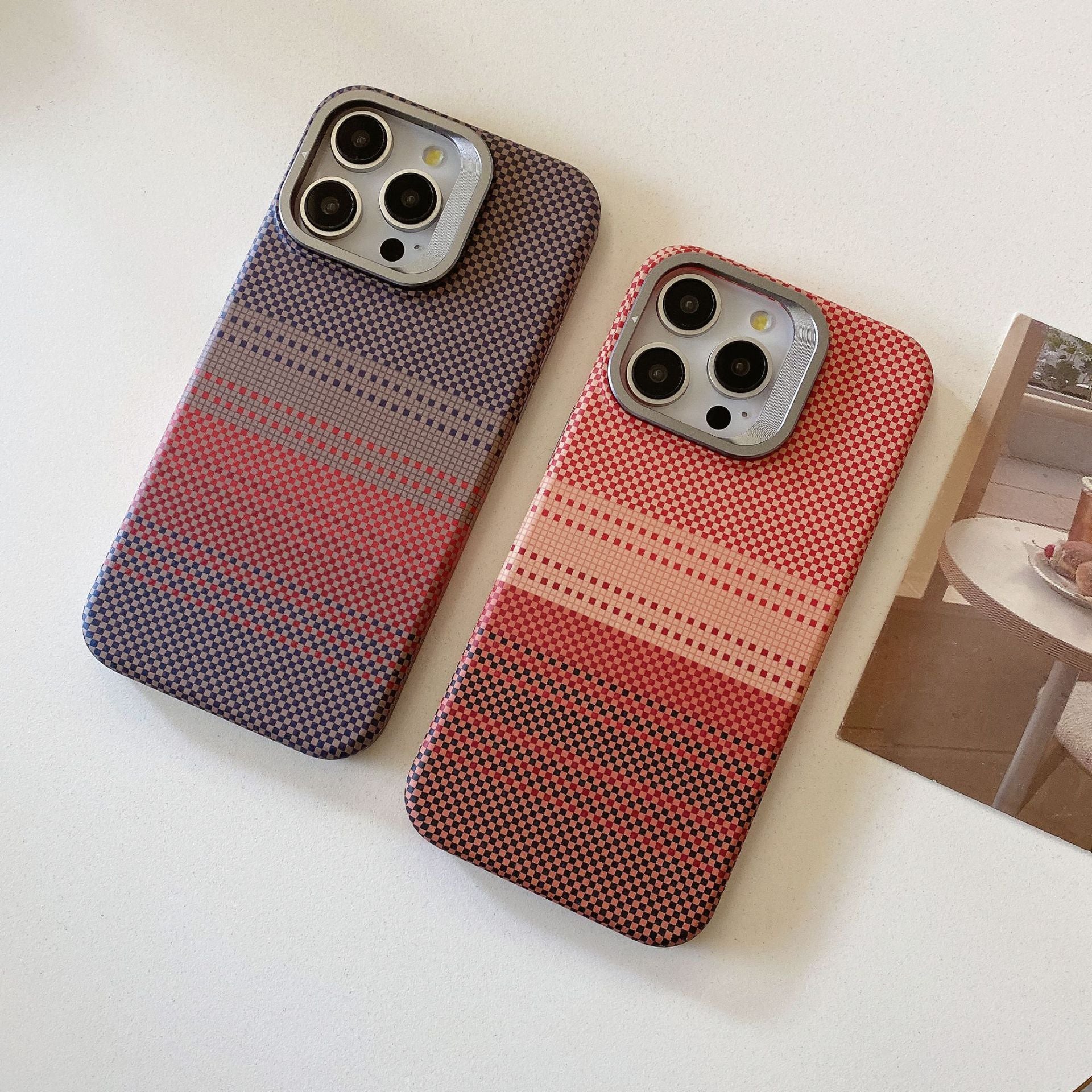 Magnetic Phone Case Metal Lens Holder Protective Sleeve