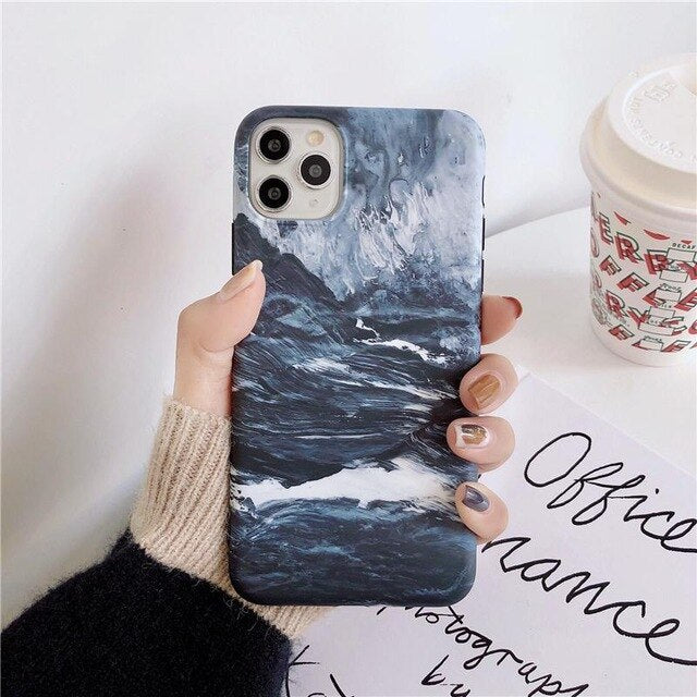 Retro oil painting mobile phone case