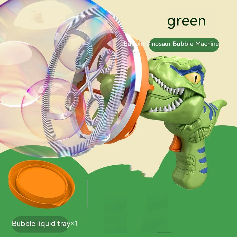Dinosaur Handheld Bubble Machine – Cartoon Bubble Blower Toy Gift