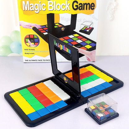 Color Battle Square Race Game – Educational Parent-Child Puzzle Toy