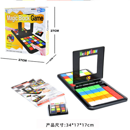 Color Battle Square Race Game – Educational Parent-Child Puzzle Toy