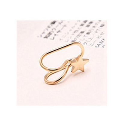 Pearl Stud U-Shaped Clip Without Ear Hole And Ear Bone Clip Female