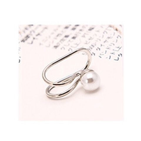 Pearl Stud U-Shaped Clip Without Ear Hole And Ear Bone Clip Female